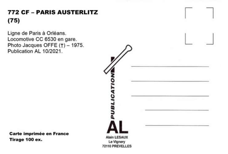 *AL CF 744 à 779 - Lot de 36 cartes postales ferroviaires - Région 4 - VN