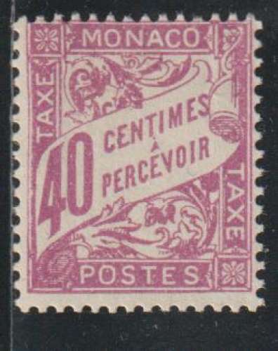 MONACO Taxe - Y&T  N° 19