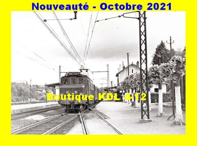AL 750 - Train, loco 2D2 5503 en gare d'UZERCHE - Corrèze - SNCF