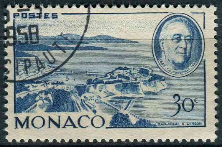 MONACO 1946 OBLITERE N° 296 Président Roosevelt