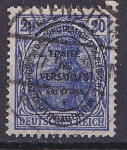 Allemagne Allenstein 1920 Y&T 19 oblitéré 