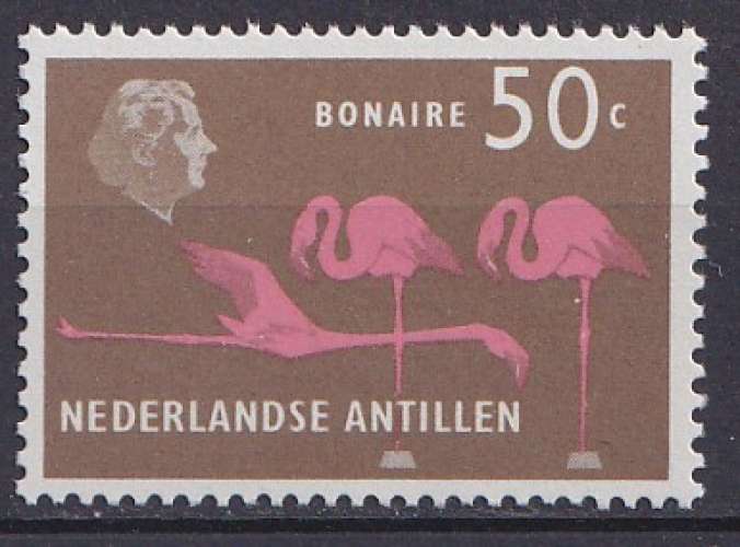 Antilles néerlandaises 1958-59 Y&T 271 neuf sans charnière - Bonaire (scan dos) 