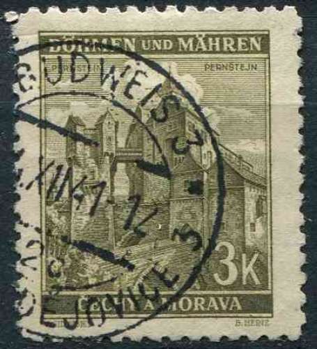BOHEME ET MORAVIE 1940 OBLITERE N° 55
