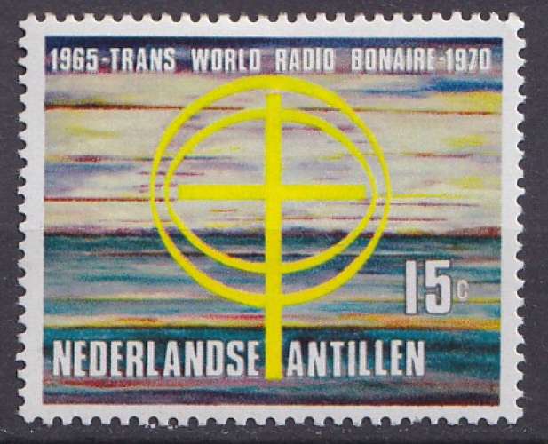 Antilles néerlandaises 1970 Y&T 404 neuf avec charnière - Trans World Radio 