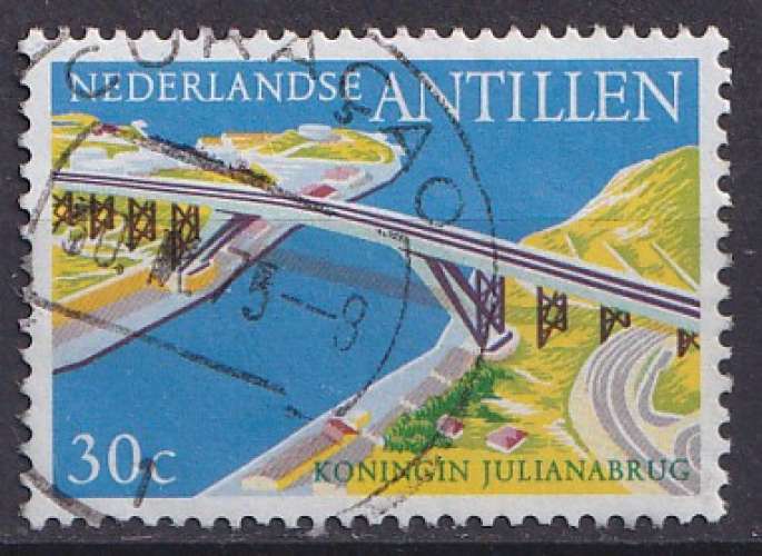 Antilles néerlandaises 1975 Y&T 481 oblitéré - Pont Reine Juliana 