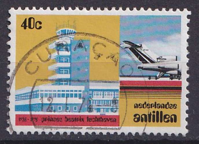 Antilles néerlandaises 1975 Y&T 491 oblitéré - Aéroport Princesse Béatrice