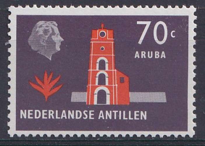 Antilles néerlandaises 1973 Y&T 445 neuf sans charnière - Aruba (scan dos) 