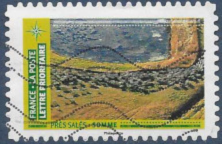 FRANCE 2021 : yt 1952 Oblitéré/Used # Mosaïque de paysages - Prés sallés