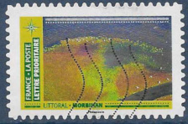 FRANCE 2021 : yt 1948 Oblitéré/Used # Mosaïque de paysages - Litoral