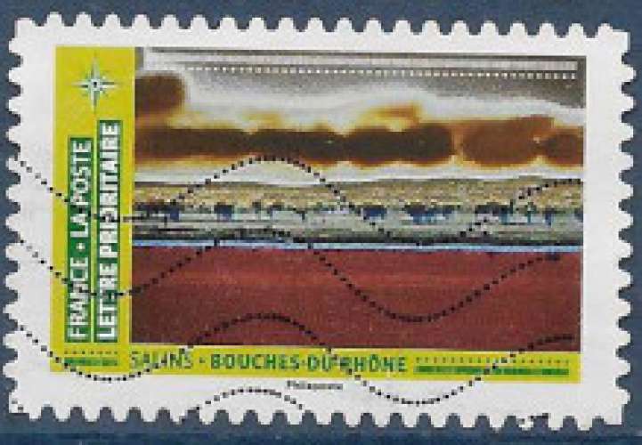 FRANCE 2021 : yt 1944 Oblitéré/Used # Mosaïque de paysages - Salins