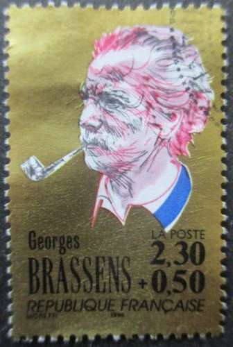 FRANCE N°2654 Georges Brassens oblitéré