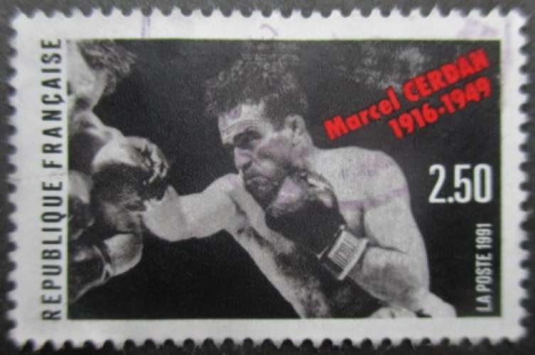 FRANCE N°2729 Marcel Cerdan oblitéré