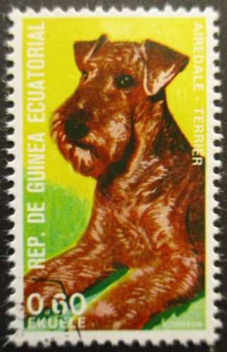 GUINEE EQUATORIALE N°101M Chien oblitéré