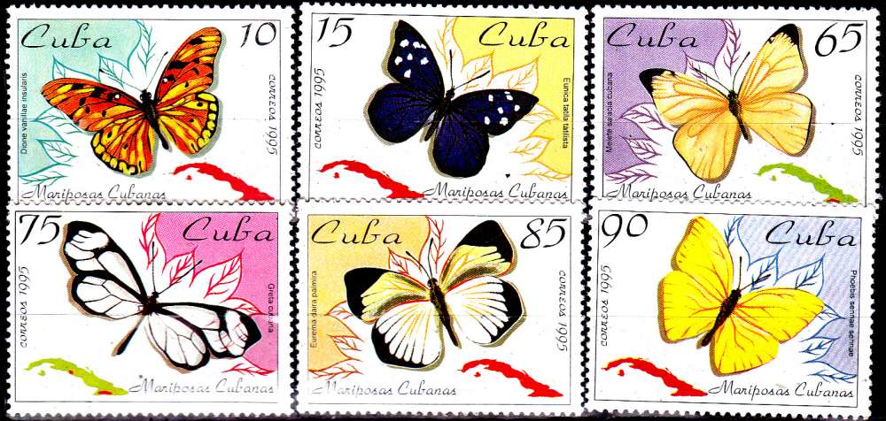 Cuba 3443 / 48 Papillons