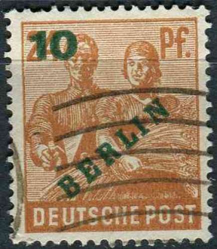 ALLEMAGNE BERLIN 1949 OBLITERE N° 48