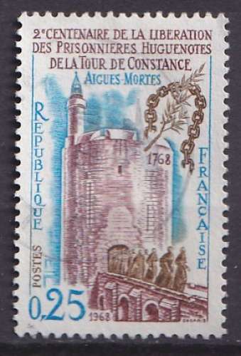 France 1968 Y&T 1566 oblitéré - Tour de Constance 