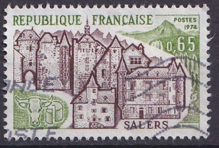 France 1974 Y&T 1793 oblitéré - Salers 