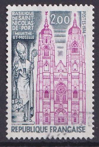 France 1974 Y&T 1810 oblitéré - Saint Nicolas de Port 