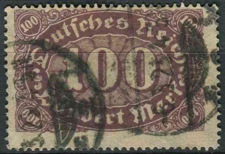 ALLEMAGNE REICH 1922 OBLITERE N° 182