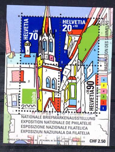 Suisse 1999; Expositon Nationale de Philatélie; YT BF 29; Lot 53065-2