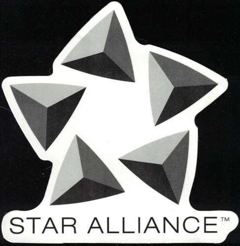 Autocollant Star Alliance de compagnies aériennes