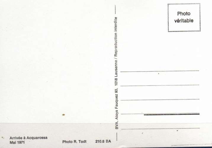 BVA 210-08 - Automotrice n° 3 - ACQUAROSSA - Suisse - BA.