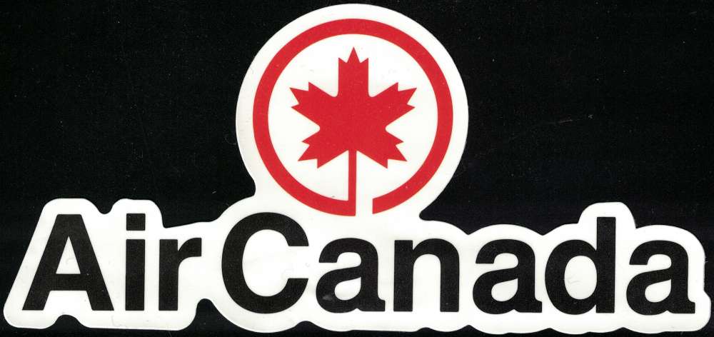 Autocollant Air Canada Compagnie Aérienne Canadienne