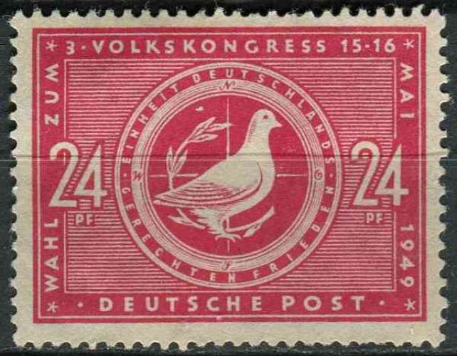 ALLEMAGNE EMISSIONS GENERALES 1949 OBLITERE N° 51 (*)