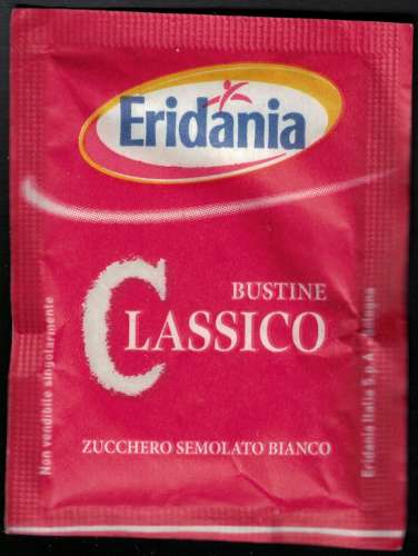 Italie Sachet Sucre Sugar Eridania Bustine Classico