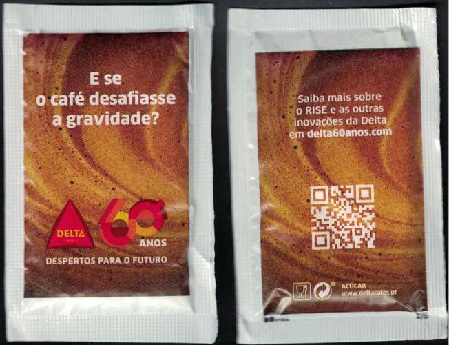 Portugal Sachet Sucre Sugar Projets Delta de développement durable 60 ans 2/6