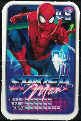 Carte Révèle ton Pouvoir E. Leclerc Marvel 2021 Spider Man 46