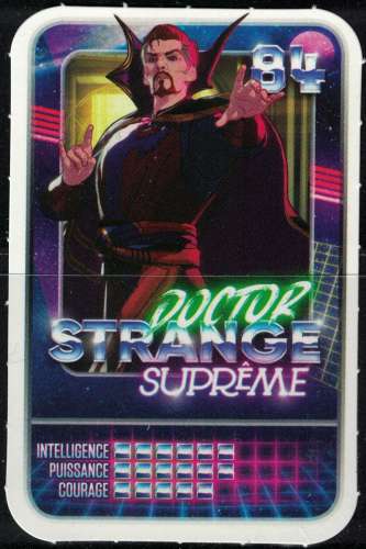 Carte Révèle ton Pouvoir E. Leclerc Marvel 2021 Doctor Strange Suprême 84