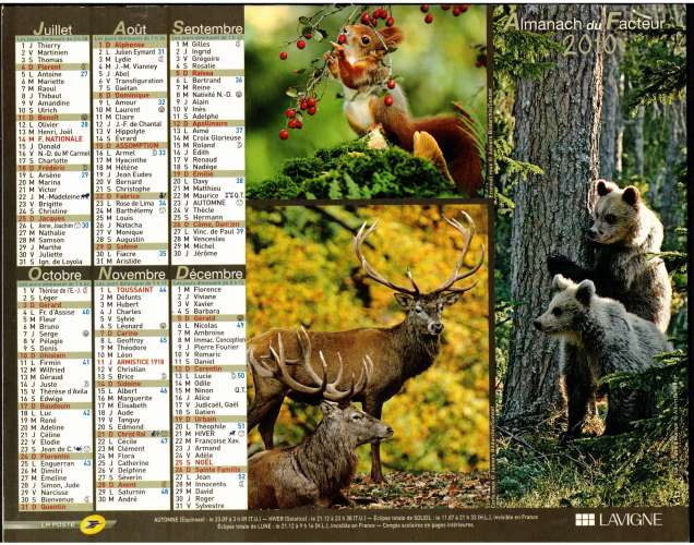 Calendrier 2010 almanach du facteur  Lavigne  Bildarchiv / Sunset  Imagebroker / Sunset....