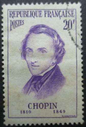 FRANCE N°1086 Frédéric Chopin oblitéré