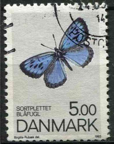 DANEMARK 1993 OBLITERE N° 1052 Papillons