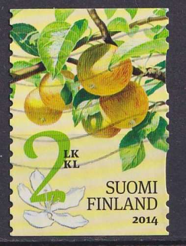 Finlande 2014 Y&T 2269 oblitéré - Fruits - Pommes 