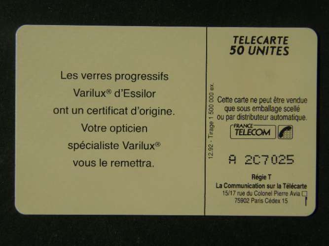 F317A.1 - Varilux - SO3 - 50 unités