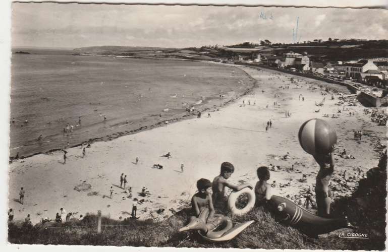 cpsm 29 Primel-Trégastel La Grande Plage
