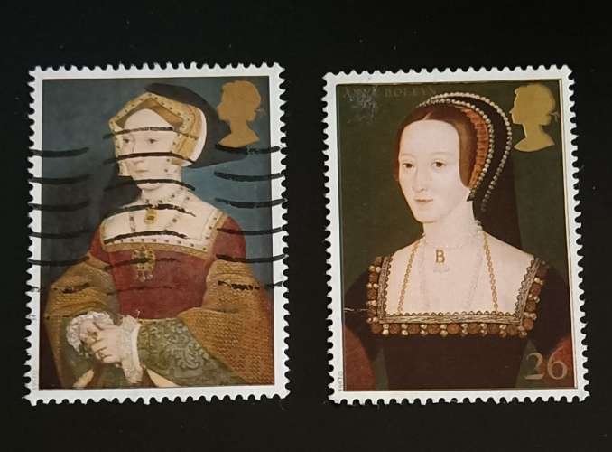 GB 1997 King Henry VIII 26p  YT 1937 et 1938