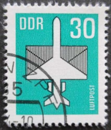 DDR poste aérienne N°8 oblitéré