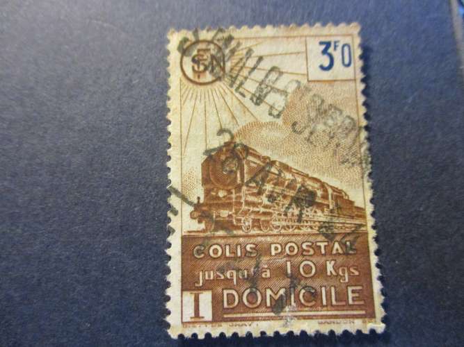 france y & t colis postaux  208 obl 1943