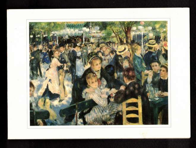 Calendrier 1987  Auguste Renoir Le Moulin de la Galette musée du Jeu de Paume