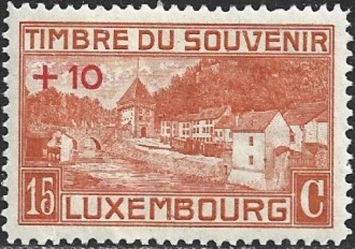 Luxembourg - 1921 - Y&T 138 * - MH 