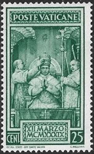 Vatican - 1939 - Y&T 86 ** - MNH 