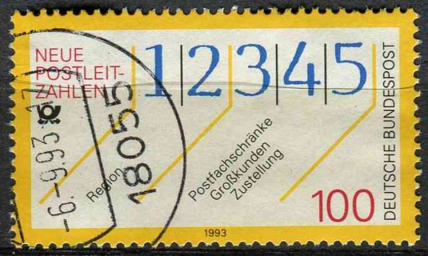 ALLEMAGNE RFA 1993 OBLITERE N° 1491