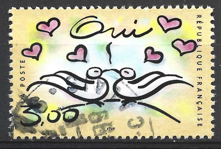 France 1999 - y & t : 3229 - Mariage : oui