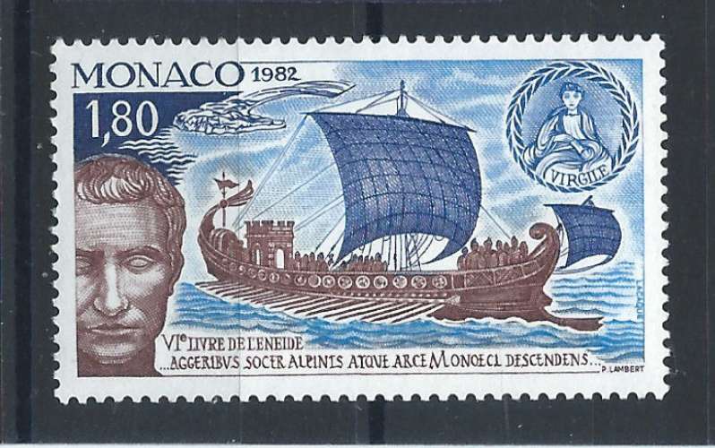 Monaco N°1357** (MNH) 1982 - l'Embarquement de Jules César