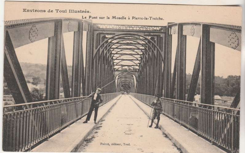 cpa 54 Pont sur la Moselle à Pierre-la-Treiche