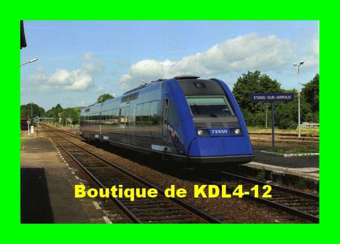 RU 1633 - Autorail X 72650 en gare - ETANG SUR ARROUX - Saône et Loire - SNCF