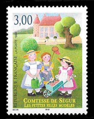 France 1999 - Y&T 3253 ** neuf sans gomme - Comtesse de Ségur - Les petites filles modéles